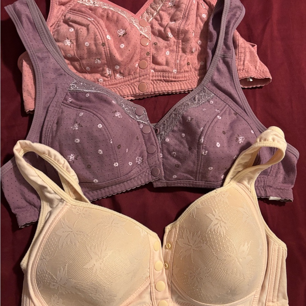 Purple and Pink Intimates Bras with Delicate Details